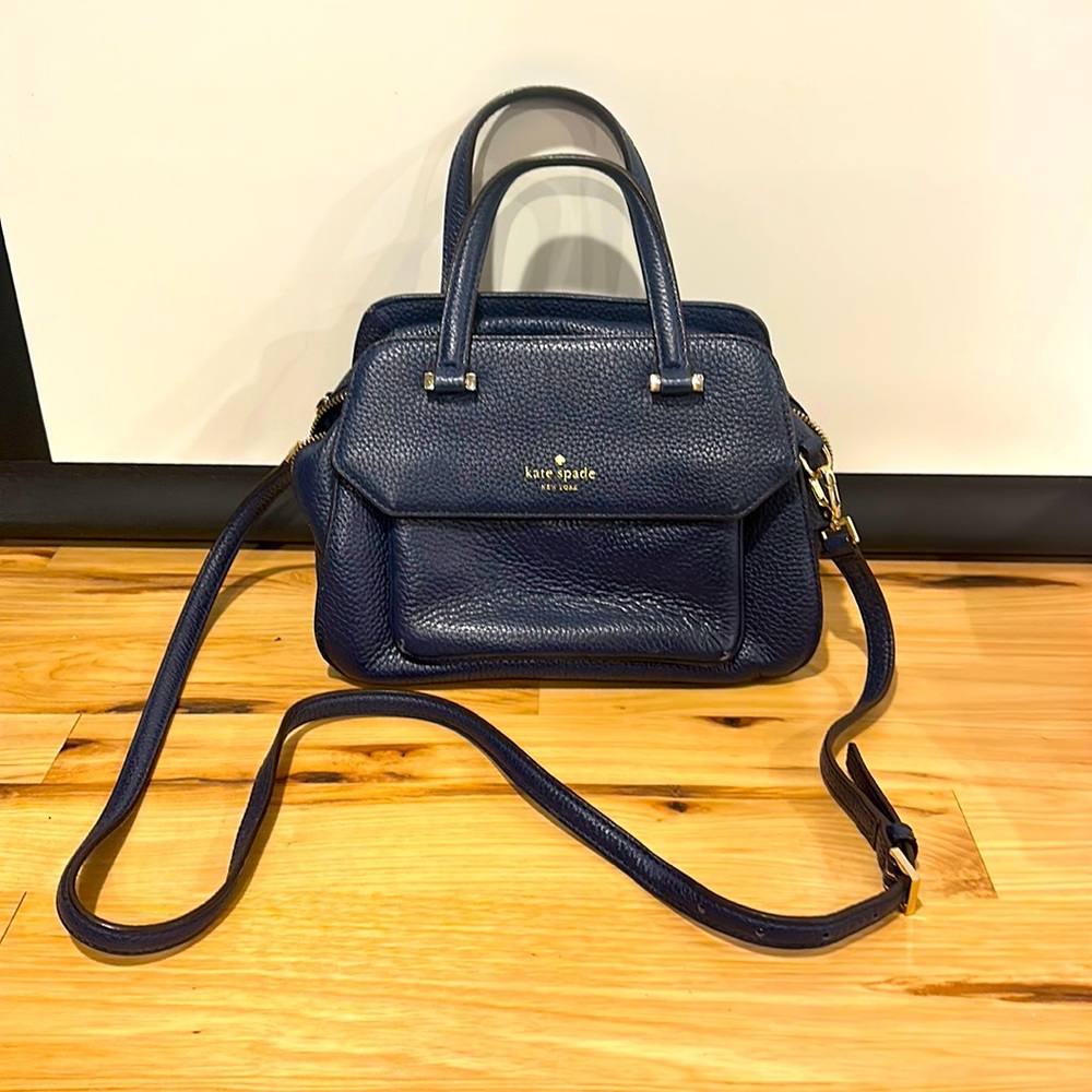 Kate Spade bag/purse. Blue leather